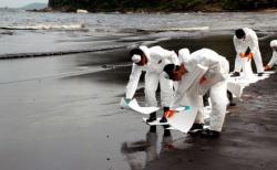 Нефтяное пятно угрожает острову Самет 