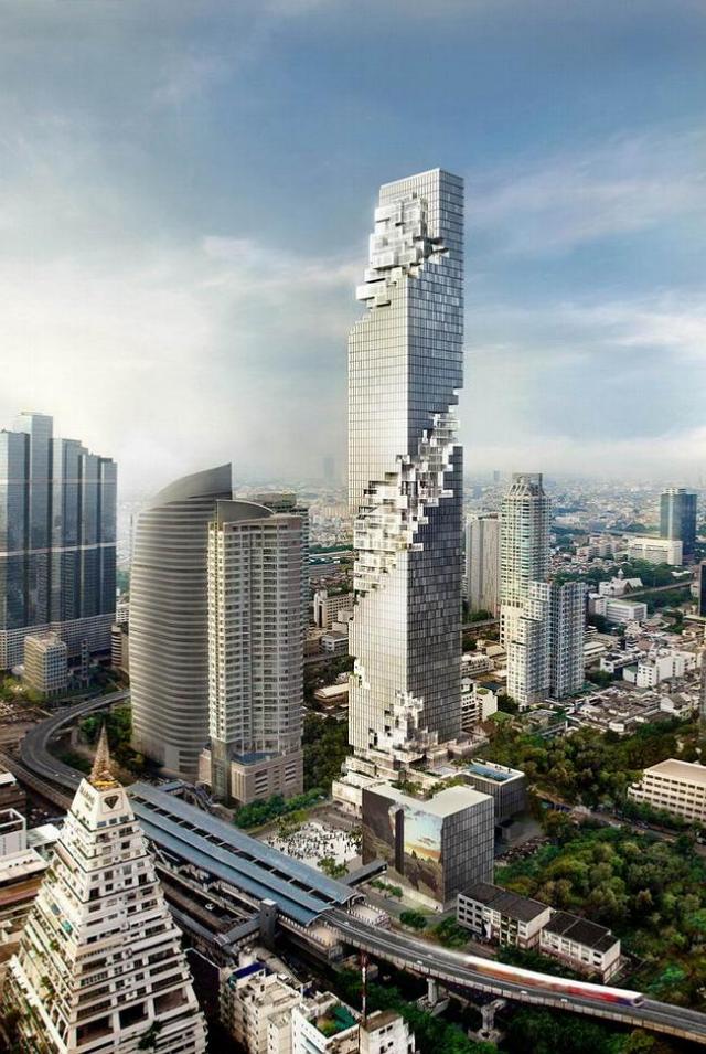 Необычный небоскрёб Бангкока