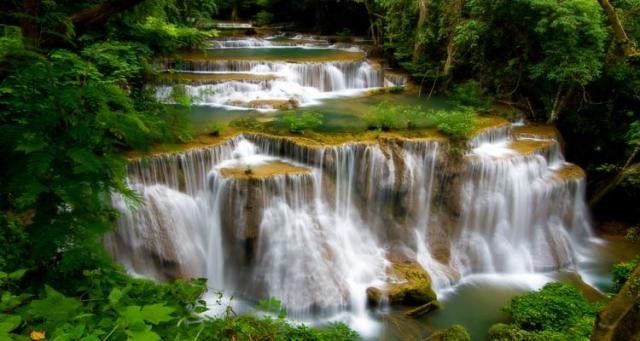 Водопад Хуай Мае Кхамин (Huay Mae Khamin waterfall)